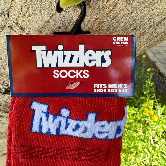 NWT Twizzlers Crew Socks. Men Shoe Size 6-12 - Picture 6 of 8